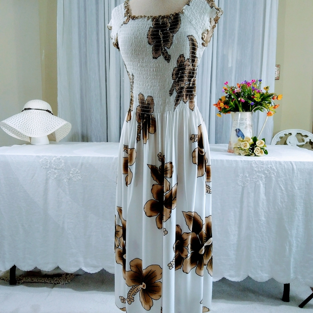 Favant Hawaii one size short sleeve dress